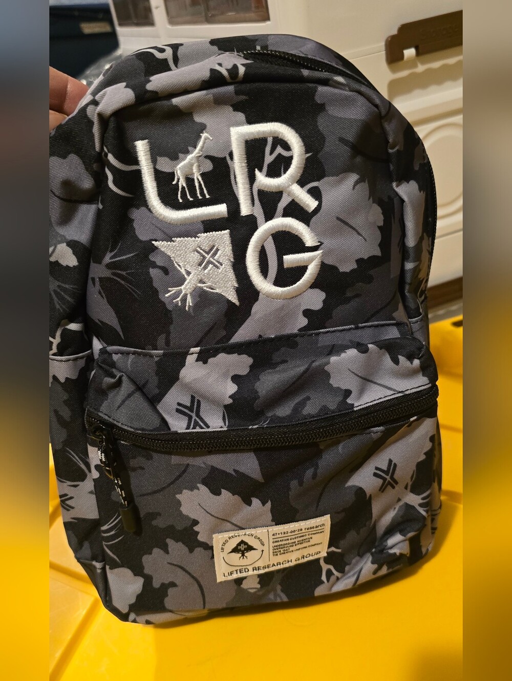 (LRG) Gray Camo Men's Backpack